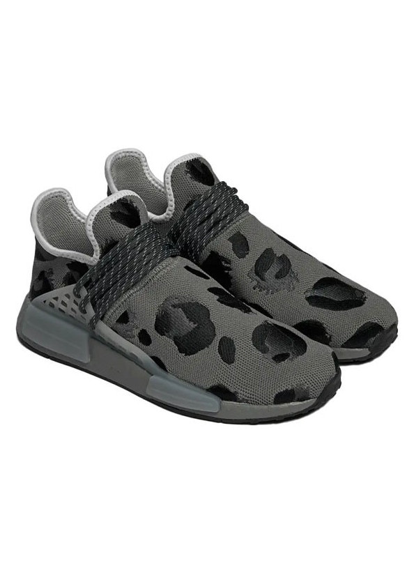 Pantofi sport, Adidas Hu NMD Animal Print x Pharrell Williams, gri