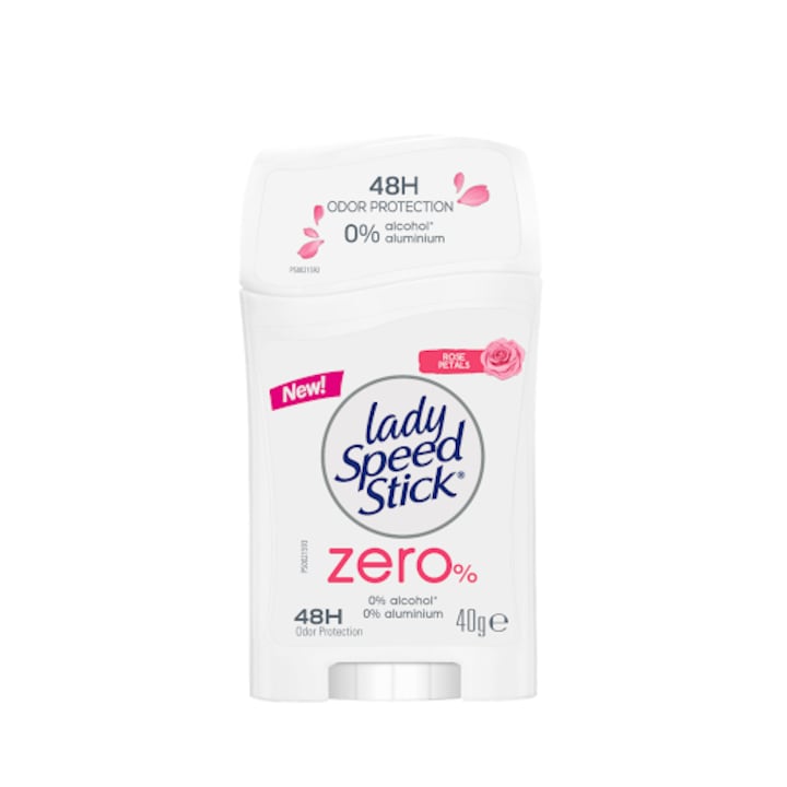 Дезодорант стик за жени Lady Speed Stick Zero % Rose Petals, 40 гр