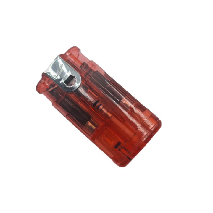 Bricheta cu 2 Aprinderi, Reincarcabila, Gaz, 7 cm, Rosie, Dalimag