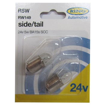 Set Bec 24V R5W Ba15S Rw149 2 buc. Ring Set Bec 24V R5W Ba15S Rw149 2 buc. Ring