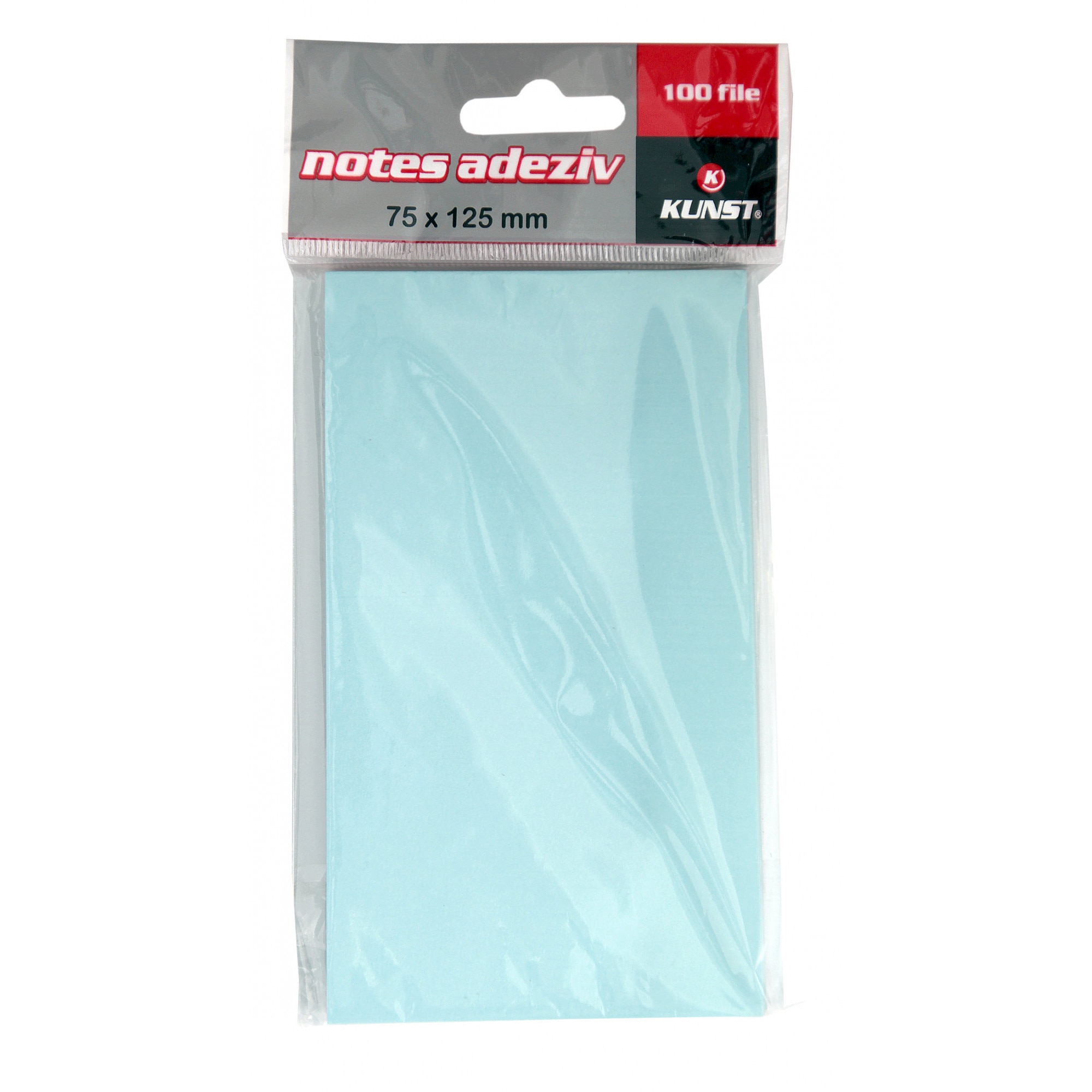 Notes hartie adeziv Kunst Albastru 75 x 125 mm