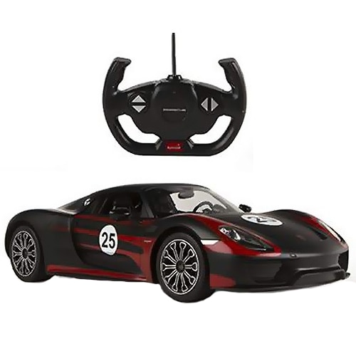Masina Porsche 918 Spyder Performance, Negru, 1:14