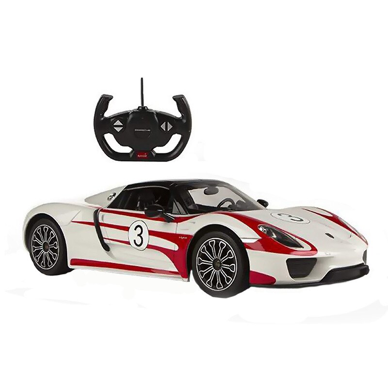 Masina Porsche 918 Spyder Performance, Alb, 1:14
