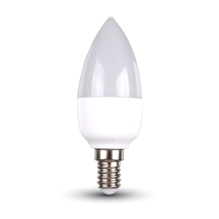 LED lámpa E14 (6Watt/180°) Gyertya - természetes fehér