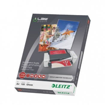 Folie laminare la cald cu UDT, A4, 175 mic, 100 buc/set Folie laminare la cald cu UDT, A4, 175 mic, 100 buc/set