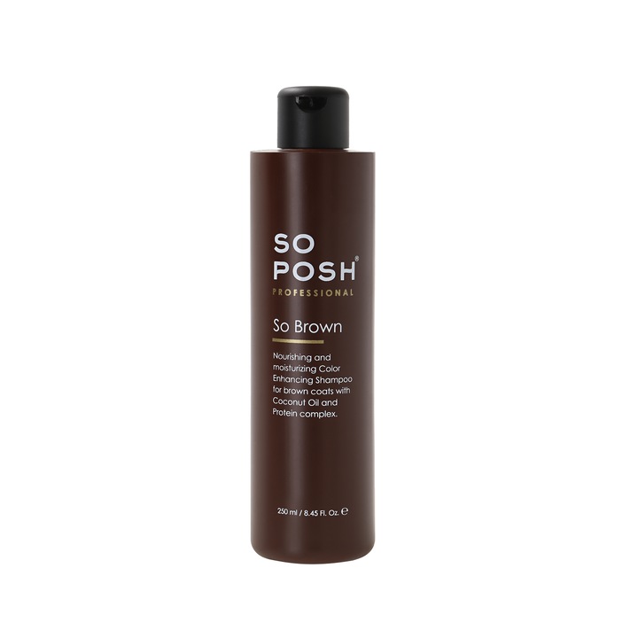 Sampon pentru blana maro/ciocolatie SO POSH Professional 250 ml