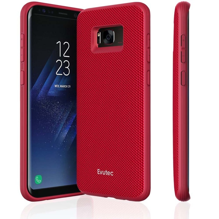 Telefon tok, Evutec, Aergo Balistic, Nylon, Samsung Galaxy S8 PLUS-hoz, Piros