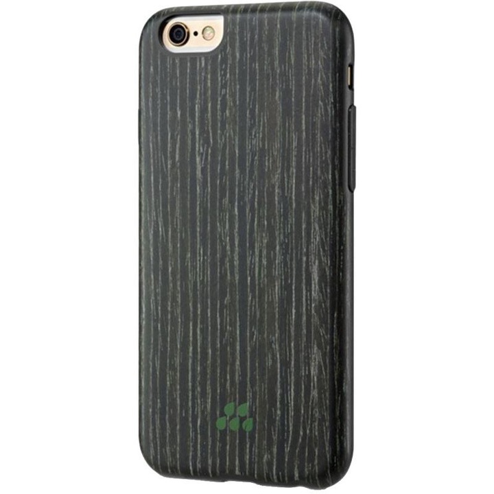 Védőtok iPhone 6/6s-hez, Evutec, Fa, Fekete