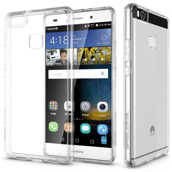 Telefon tok, SHTL, FUSION, HUAWEI P9 LITE okostelefonhoz, Átlátszó