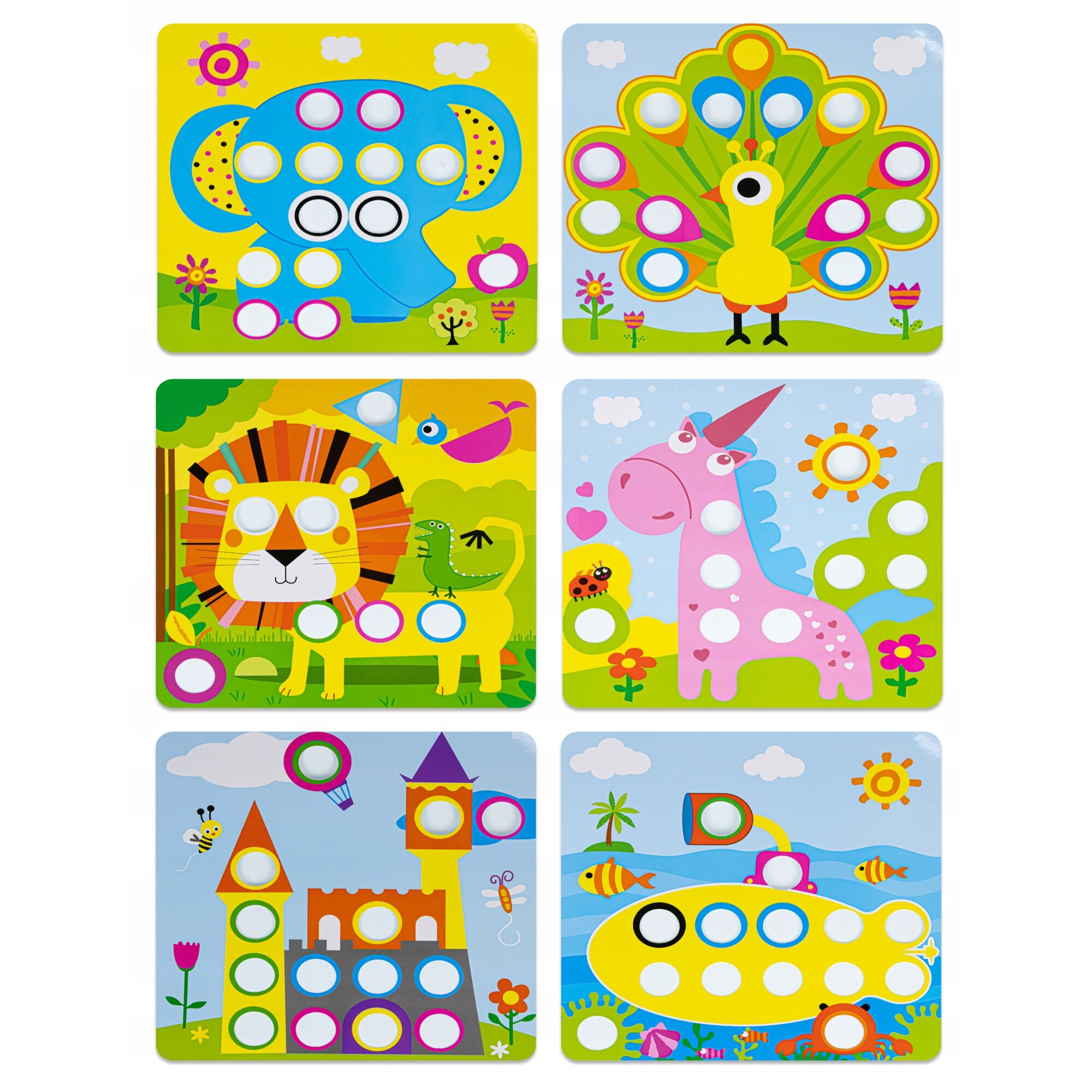 Jucarie puzzle mozaic, GameTime, 58xpiese, Multicolor, 3+ - eMAG.ro
