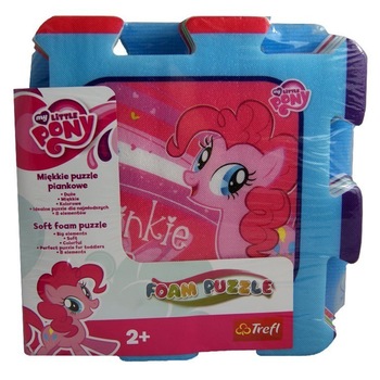 Puzzle Trefl, Covoras din spuma pentru bebelusi si copii, My Little Pony, 8 piese fiecare 32x32 cm Puzzle Trefl, Covoras din spuma pentru bebelusi si copii, My Little Pony, 8 piese fiecare 32x32 cm