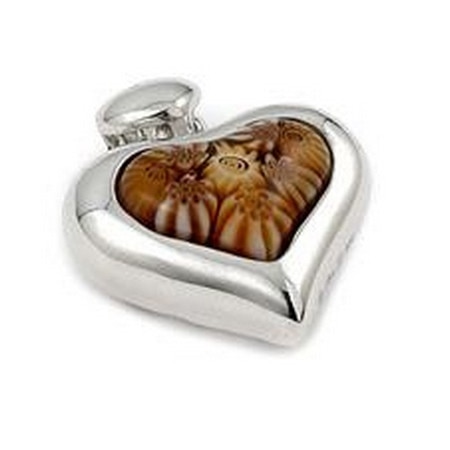 Pandantiv argint 925 cu sticla de Murano Multicolor - BeSpecial