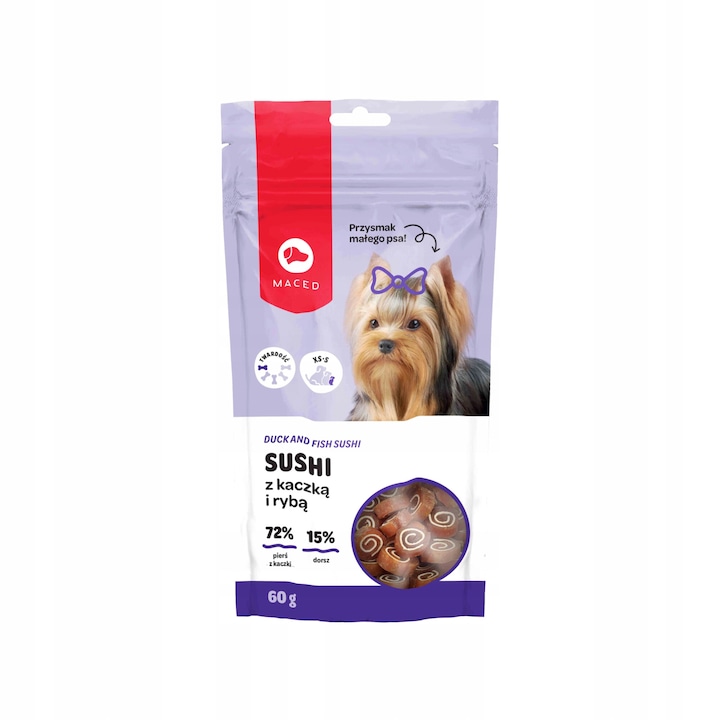 Recompense caini mici si mijlocii, Maced, Sushi/rata, 60 g