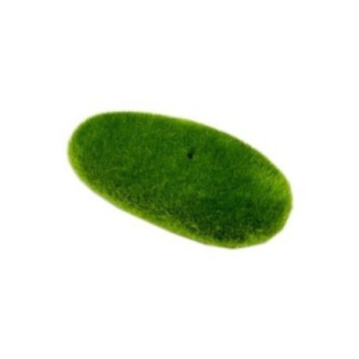 Piatra cu muschi pentru acvariu, Aqua Nova, Ceramica, 6x5cm, Verde