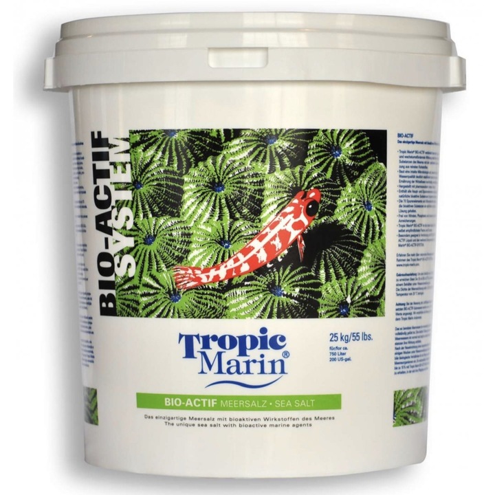 Sare de mare pentru acvarii Bio-Active, Tropic marin, 25 kg