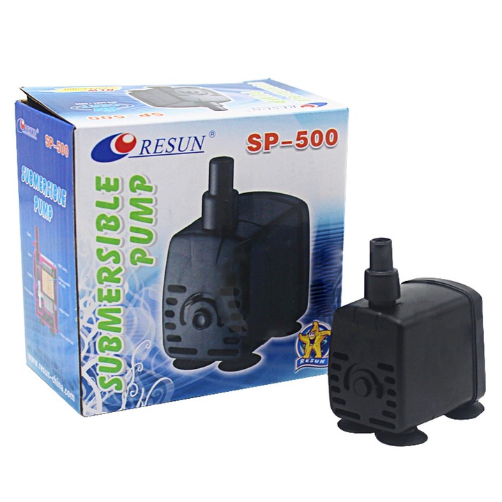 Мини водна помпа, Resun, 200l/h, 5W, черна