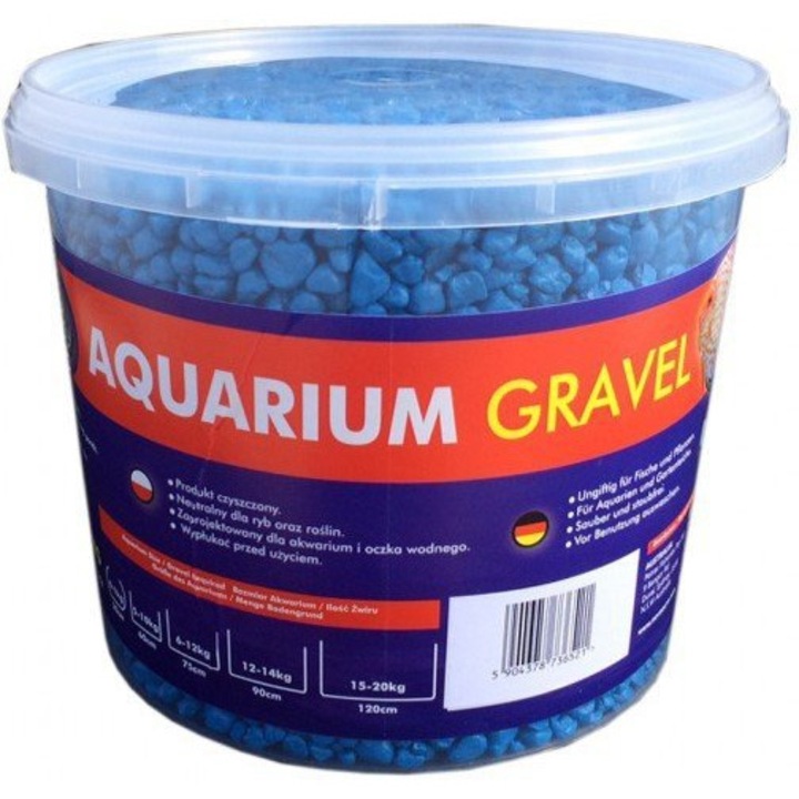 Akváriumi kavics, Aqua Nova, kék 5kg NCG-5 BLUE