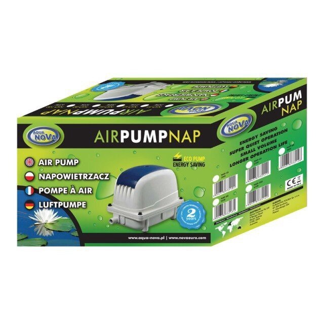 Pompa de aer cu membrana de aerare, Aqua Nova, Aluminu, 60 l/min, 38W ...