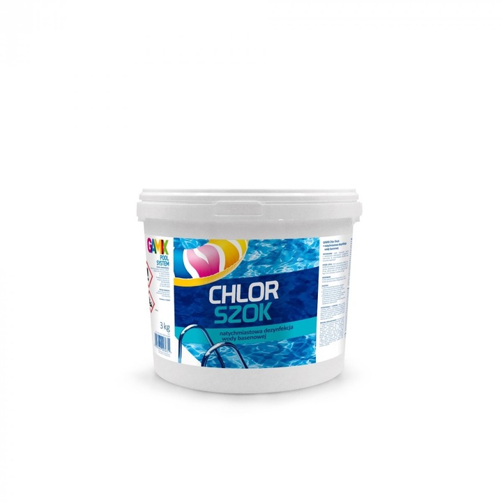 Solutie cu clor pentru clarificare apa, Gamix, 3 kg