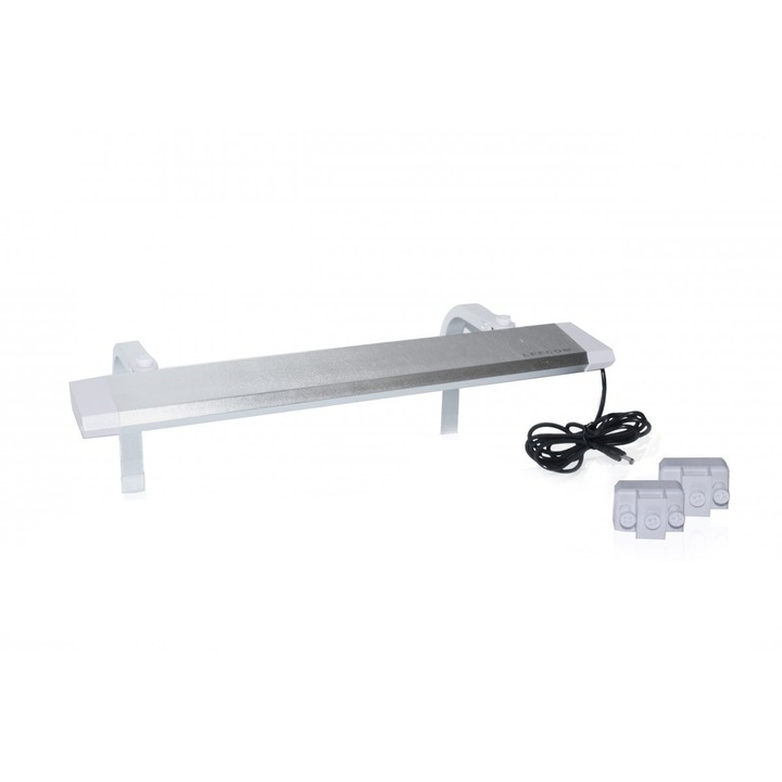 LED лампа за аквариум, Leecom, алуминий/пластмаса, LE-040, 17W, бял/сребрист