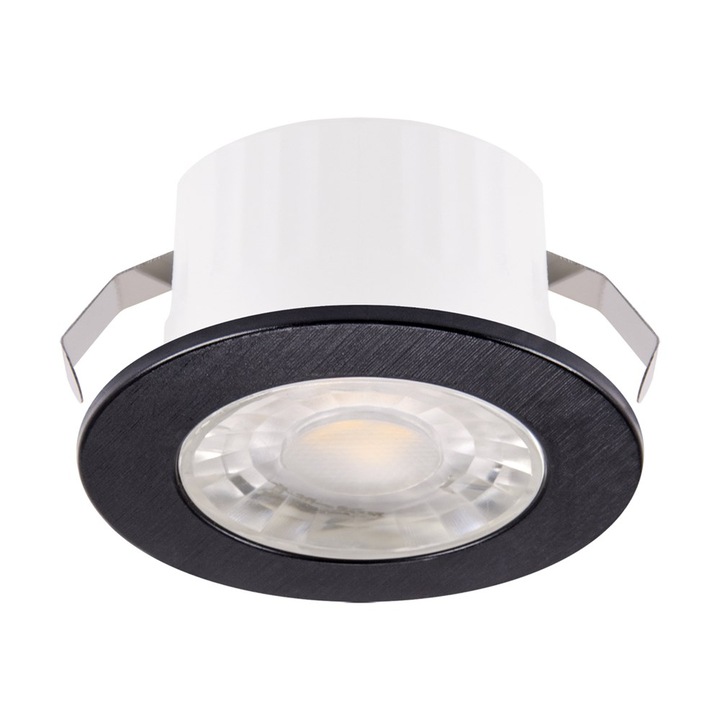 Spot de tavan rotund LED FIN LED C 3W Negru NW