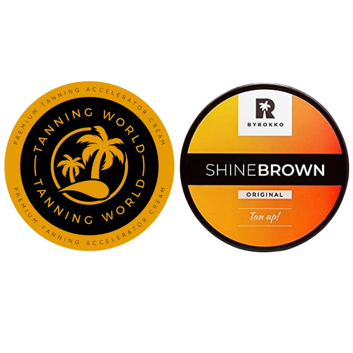 Accelerator, Tanning World, Shine Brown