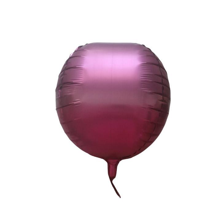 55 см 4D фолиен балон, розов металик - Впечатляващ и многофункционален аксесоар за вашите събития