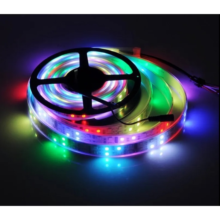 Banda LED, 5 m, Cu telecomanda - eMAG.ro