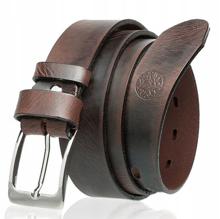 Curea cu catarama, Betlewski, Standard, LIC35-0, Piele naturala, Maro, Maro, 115