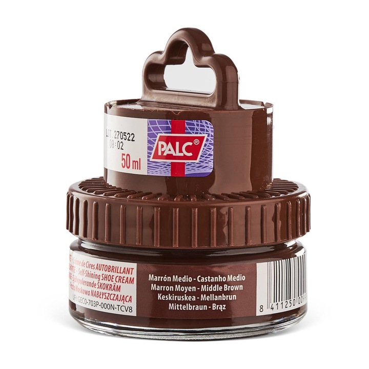 Set 3 x crema pentru pantofi, Palc, 50ml, Maro mediu