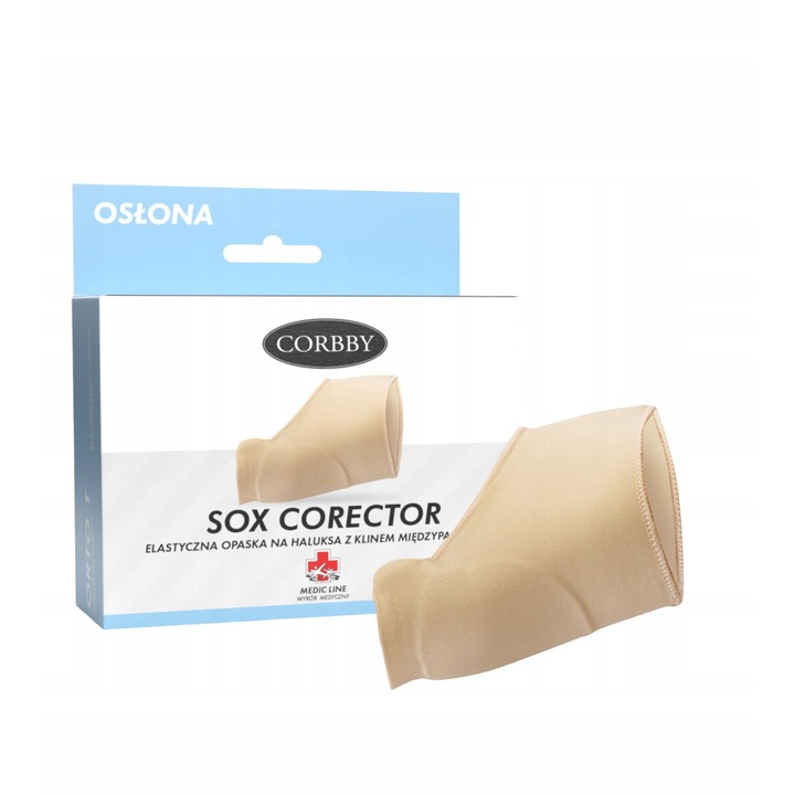 Proteza pentru picior, Corbby, Gel, Bej