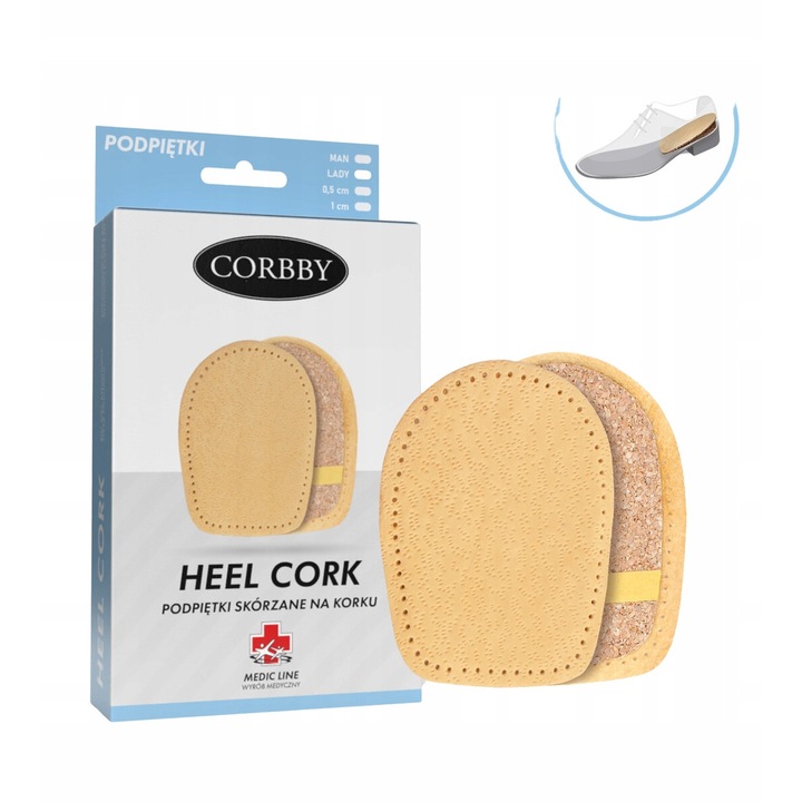 Set de 2 branturi, Corbby, Piele, Bej, 35-39 EU