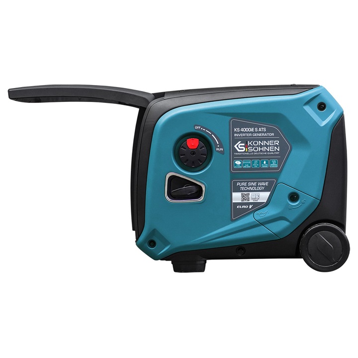 Generator cu invertor KS 4000iE S ATS Konner & Sohnen, 230 V, 4000 W, automatizare inclusa, mod Economy, consum redus, protectii automate, display LED, motor EURO 5, potrivit pentru casa, rulota