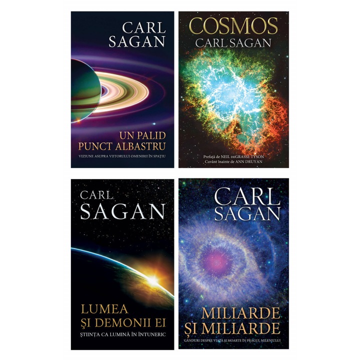 Pachet Carl Sagan - 4 carti