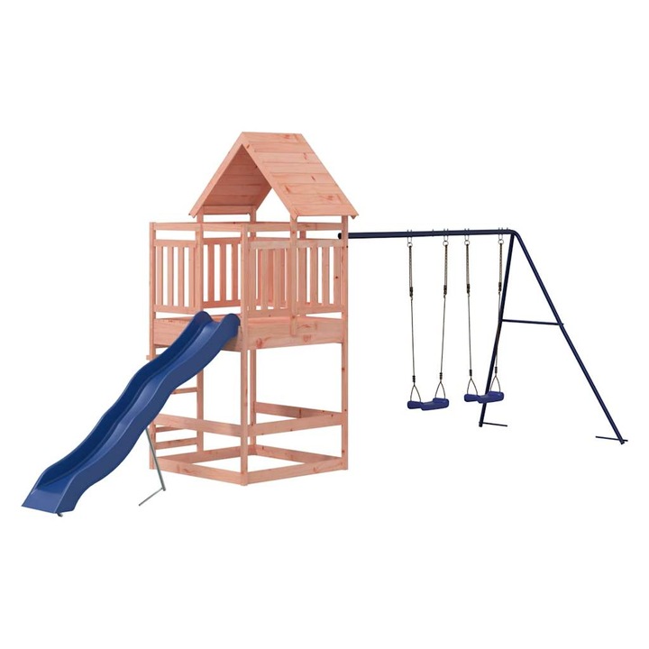 Set de joaca pentru exterior vidaXL, lemn masiv de douglas, 536 x 206 x 264 cm, 69.4 kg