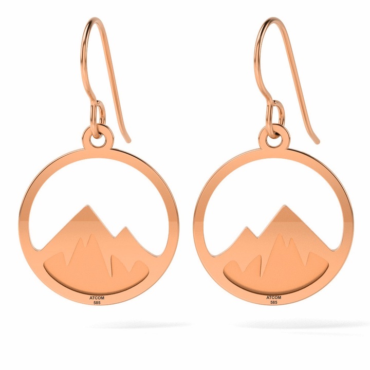 Róza arany fülbevaló, Munti modell