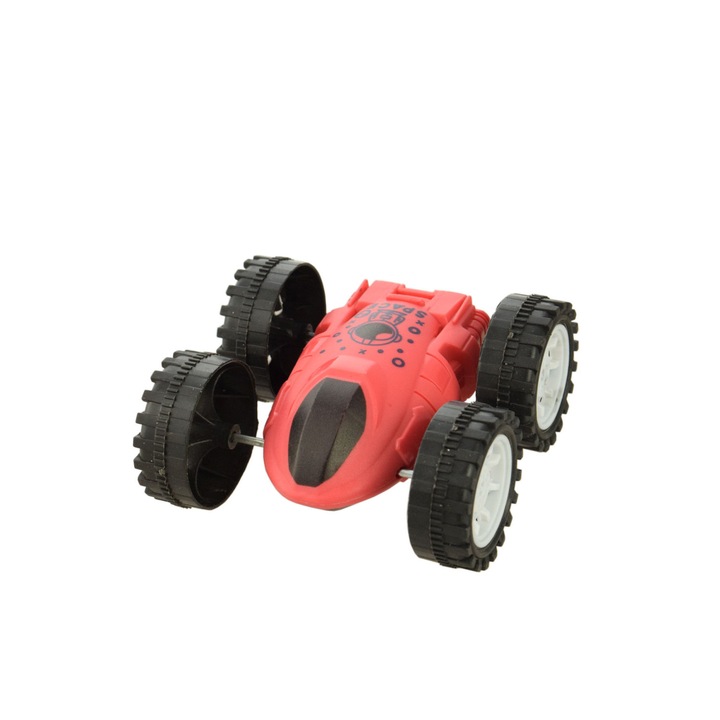 Space átfordítható játék autó – 8 cm, piros