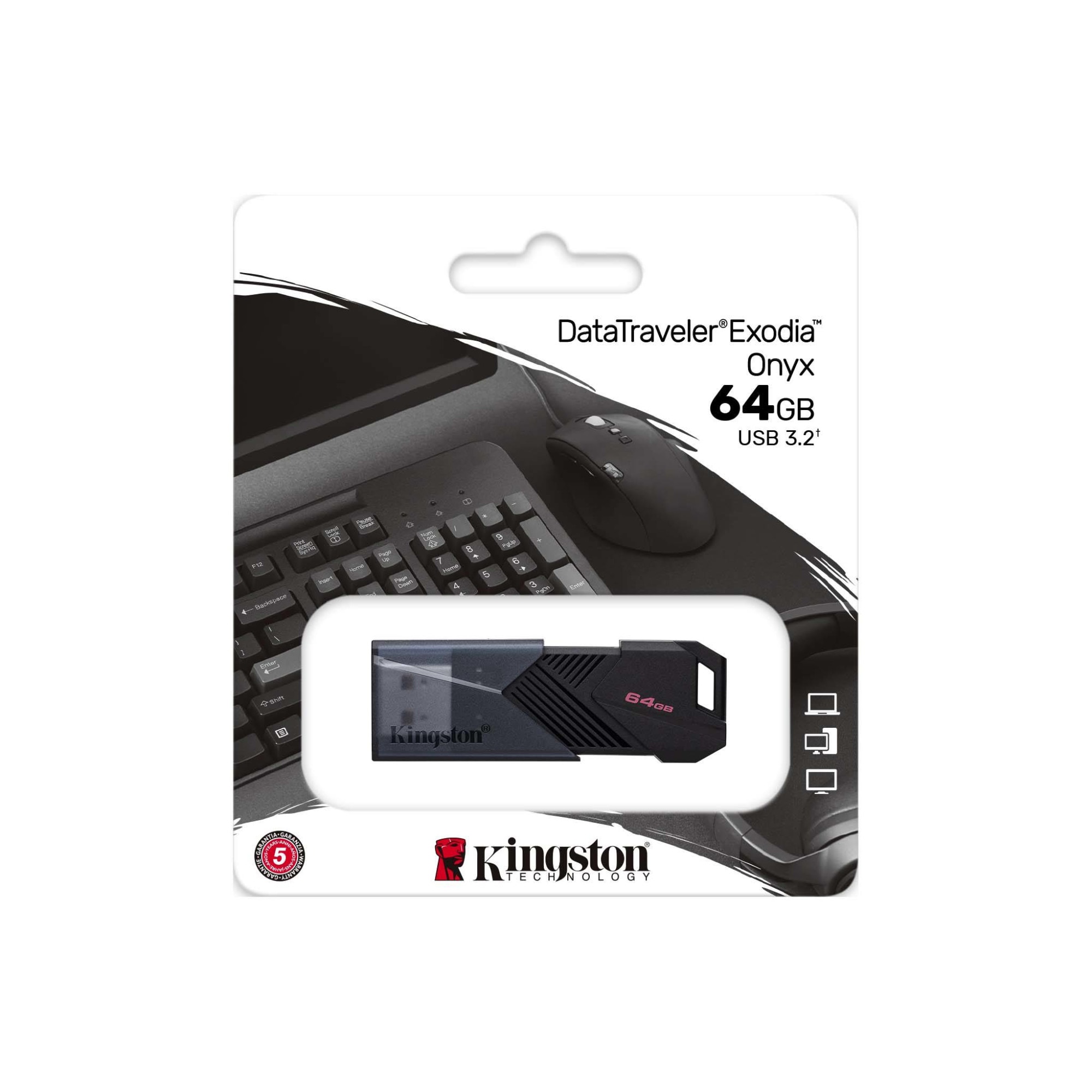 Kingston datatraveler exodia onyx usb mem ria 64gb emag hu
