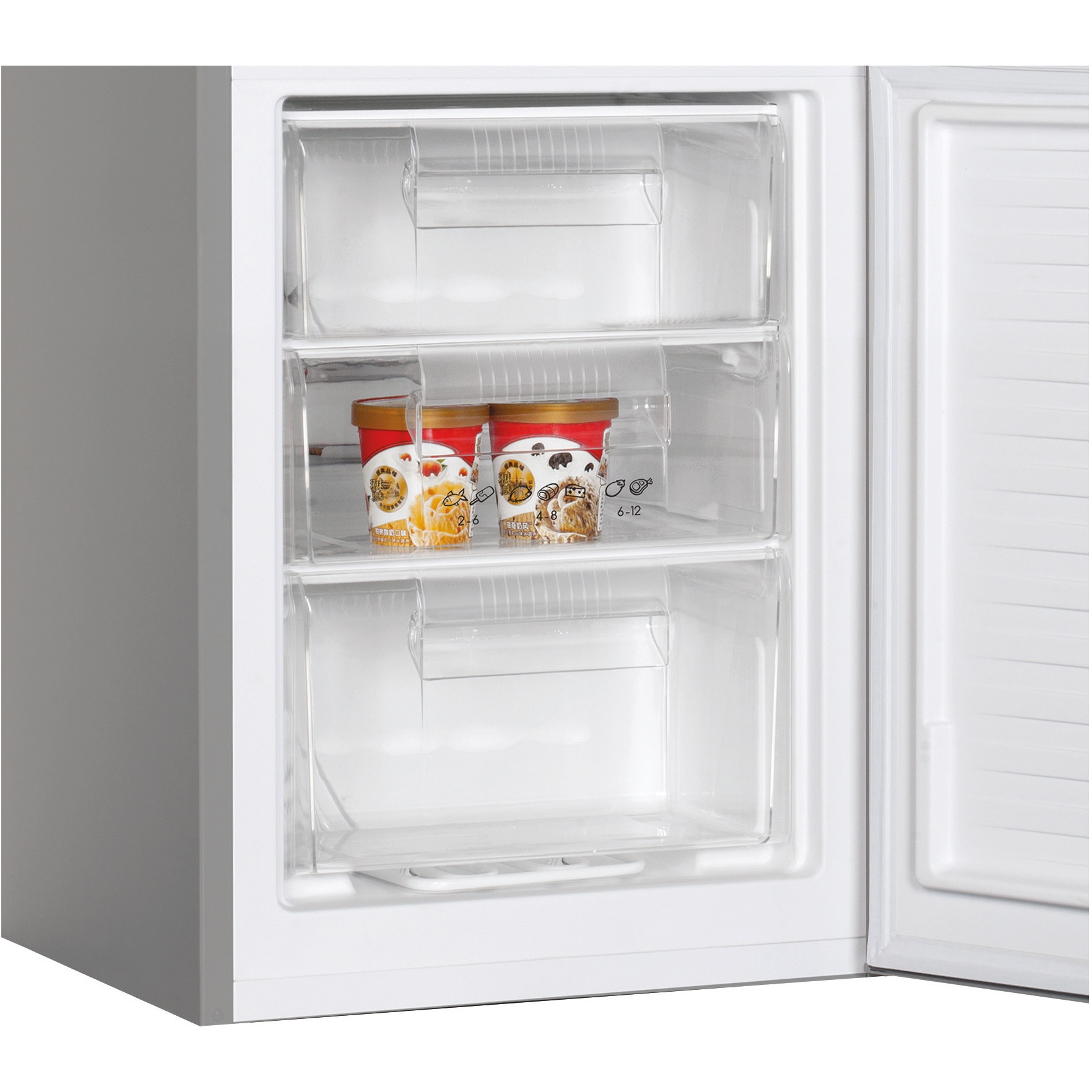 Combina frigorifica Candy CCG1S 518EX, 252 l, Super Freezing