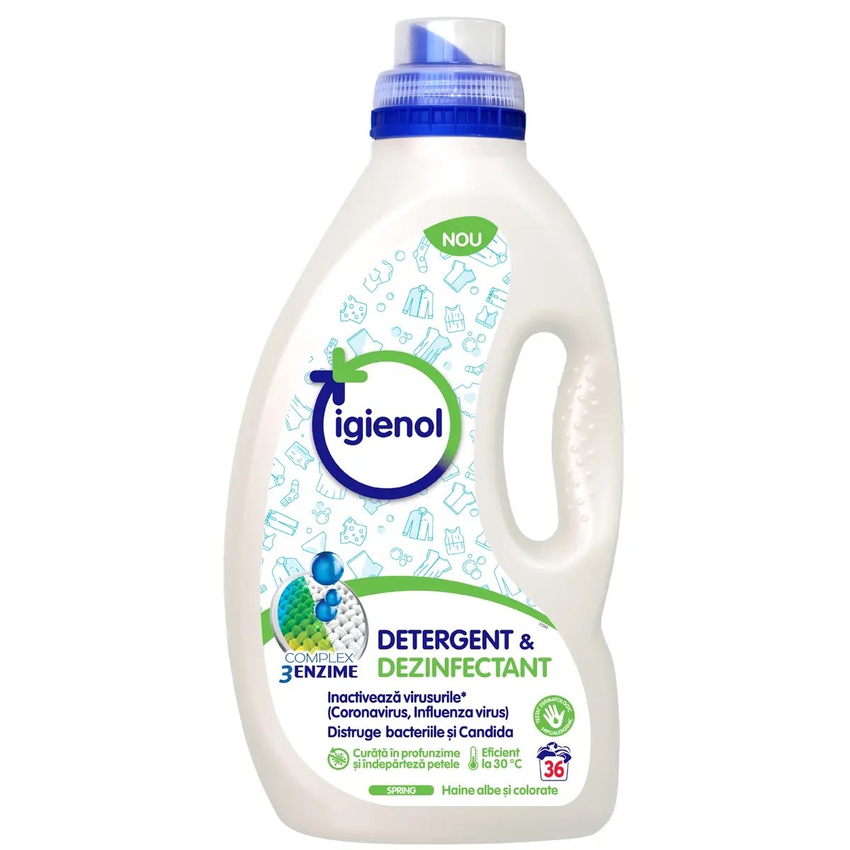 Set 2 x Detergent Dezinfectant Igienol Spring Fresh, 2.7 l - eMAG.ro