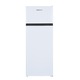 Frigider cu doua usi Heinner HF-H2206E++, 206 l, Clasa E, lumina LED, 3 rafturi de sticla, H 143 cm, Alb