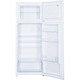Frigider cu doua usi Heinner HF-H2206E++, 206 l, Clasa E, lumina LED, 3 rafturi de sticla, H 143 cm, Alb