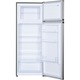 Хладилник с 2 врати Heinner HF-H2206XE++, 206 л, Клас Е, LED осветление, 3 стъклени рафта, H 143 см, Inox