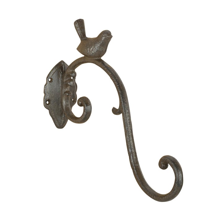 Suport pentru ghiveci flori, Esschert Design, Metal, Maro