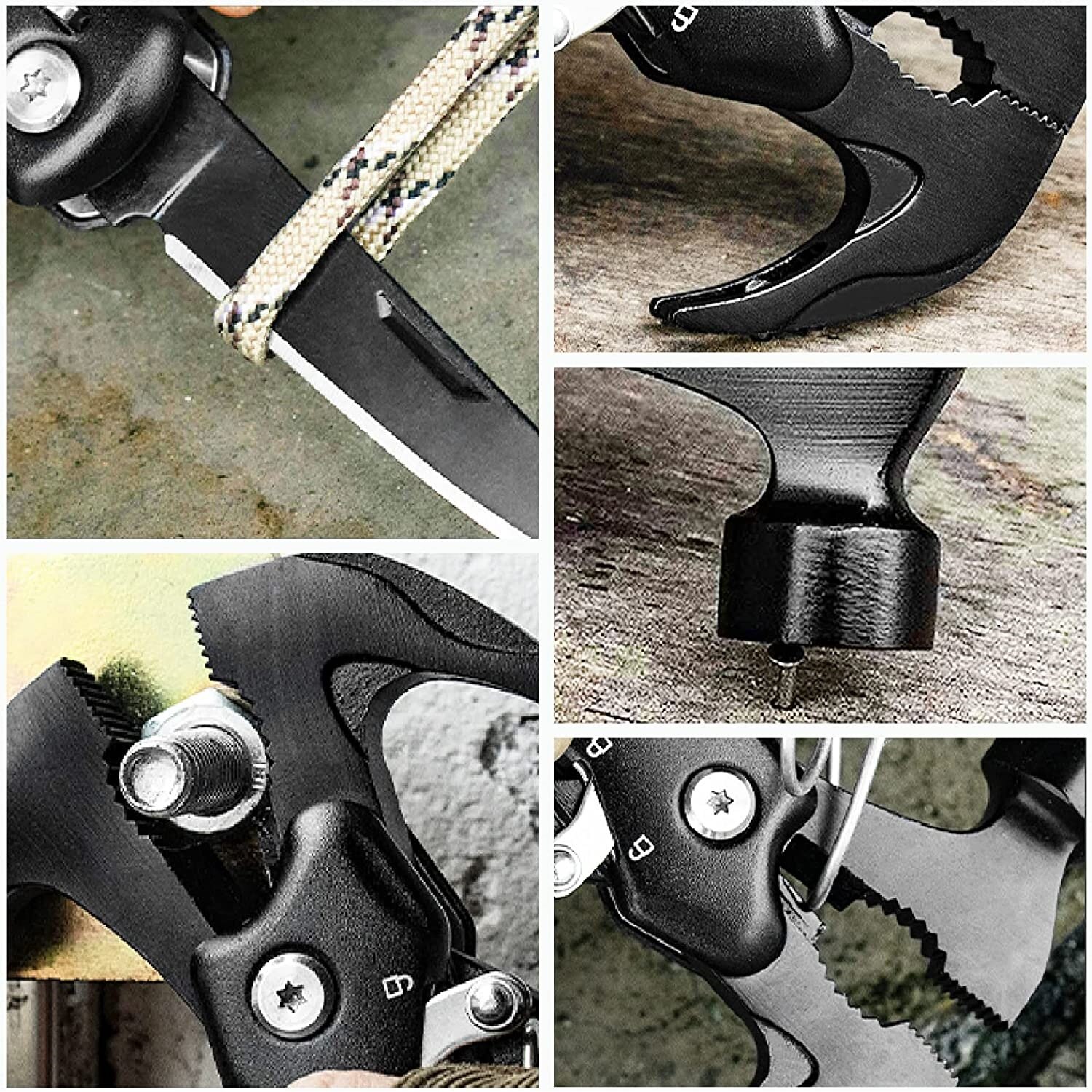 Unealta multifunctionala, 12 in 1, 13.5 cm, Negru - eMAG.ro