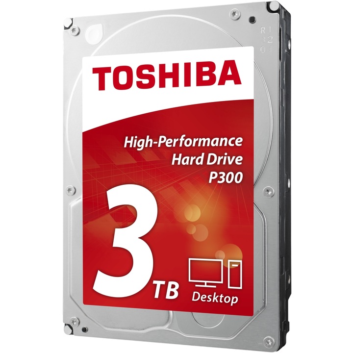 Toshiba P300 HDD, 3TB, 7200rpm, 64MB, SATA III