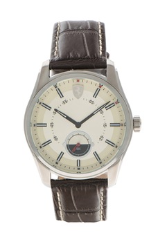 Ferrari Ceas maro cu argintiu GTB C Ferrari Ceas maro cu argintiu GTB C