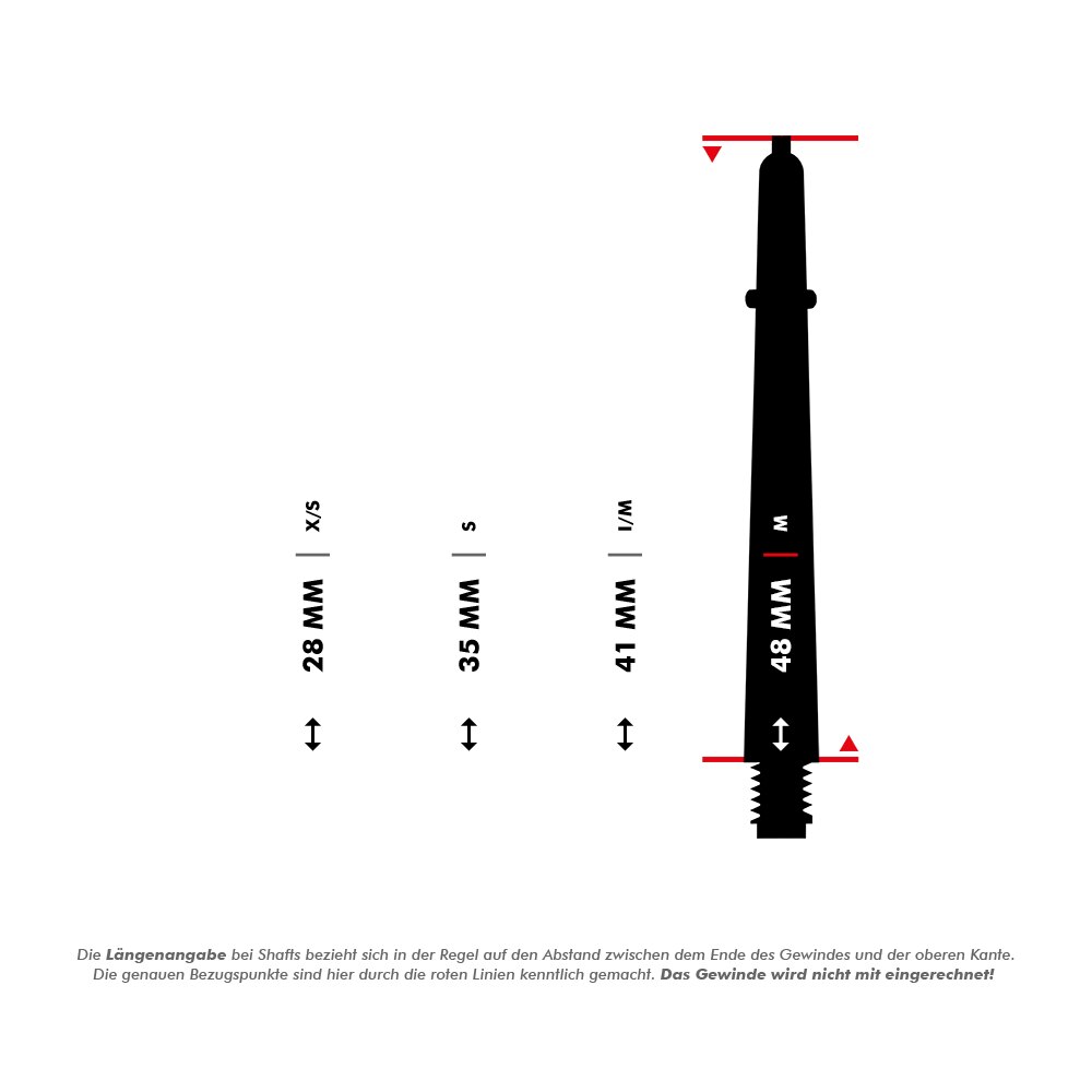 Шафт Bull's B-Grip-2 SL 1187055 10-193, Алуминиеви рингове, 3 бр. х 48 ...