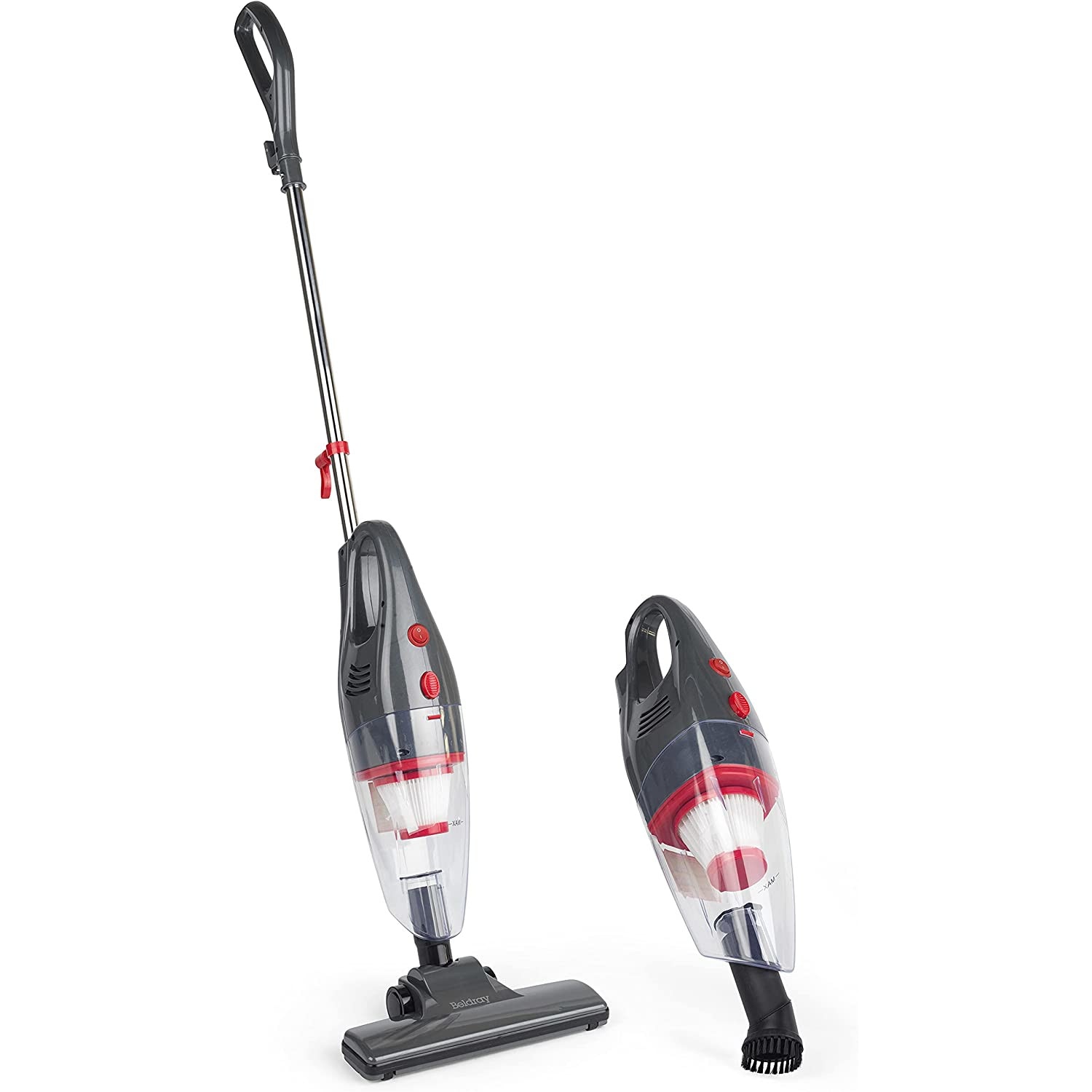 Aspirator 2 in 1 Beldray, multifunctional, filtru HEPA, 600W, fara sac, cablu 5 m
