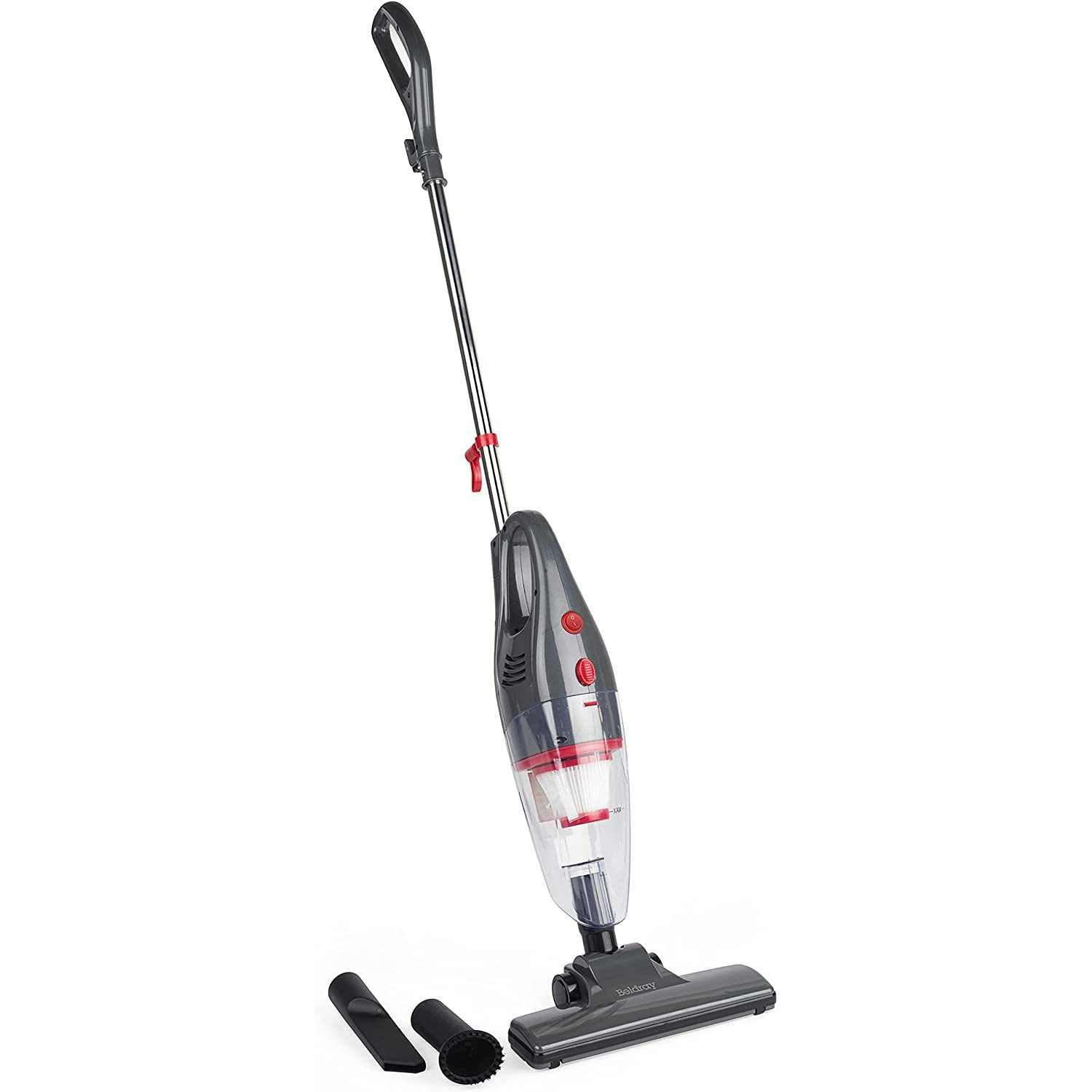 Aspirator 2 in 1 Beldray, multifunctional, filtru HEPA, 600W, fara sac, cablu 5 m